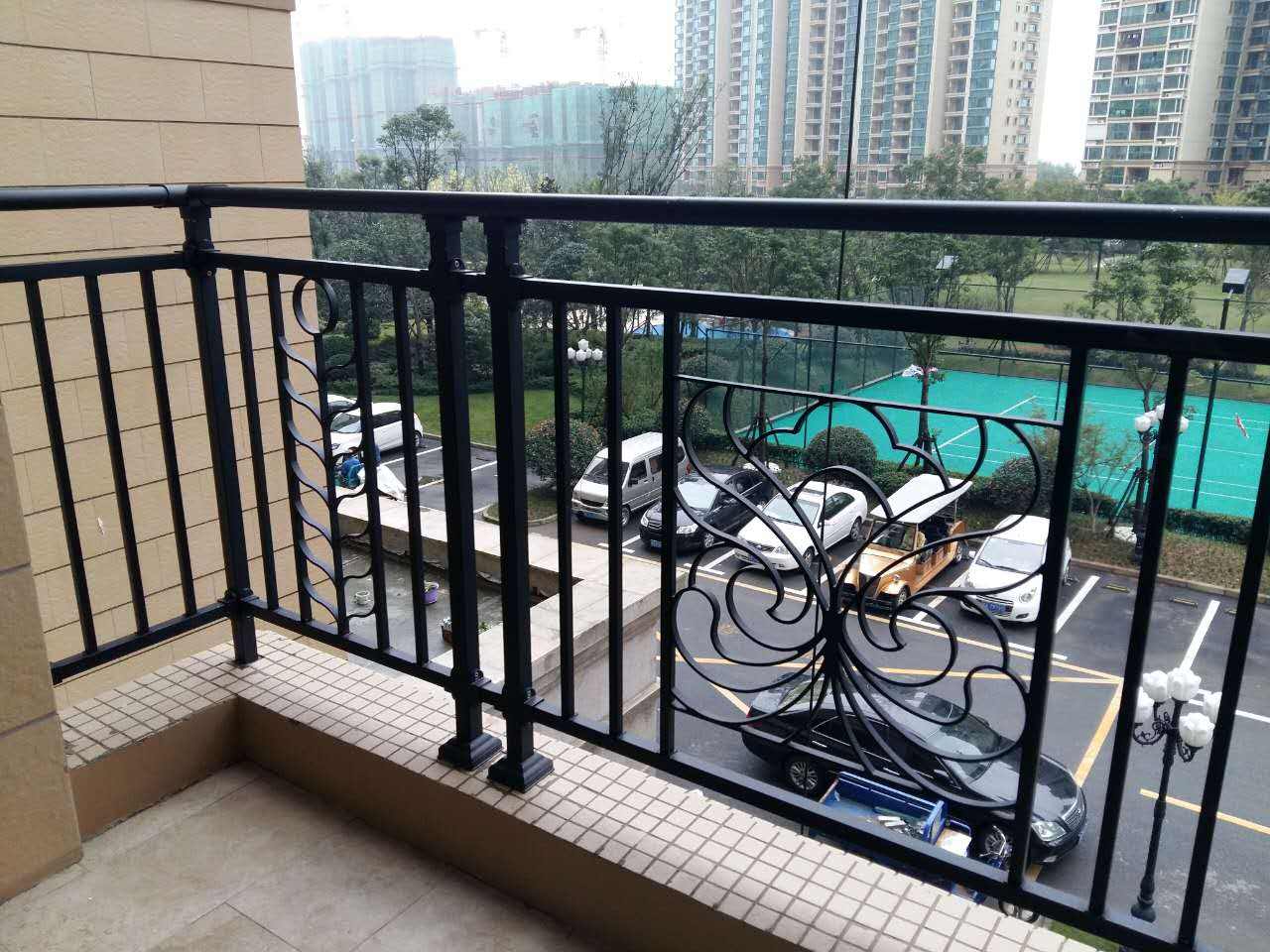 铝艺阳台护栏-铝艺阳台护栏-产品展示-昌达铝艺别墅门、铝艺护栏